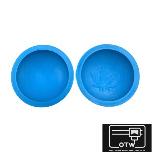 Round Cannabis Leaf Mould