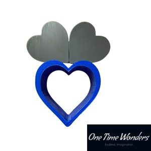 2D Heart Bath Bomb Mould
