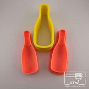 Champagne Bottle Bath Bomb Mould
