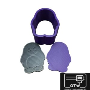 80mm Penguin Bath Bomb Mould