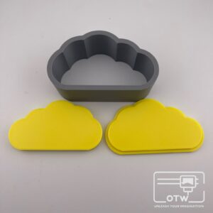 Cloud 3 Bath Bomb Mould