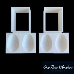 Dino Egg Bath Bomb Mould with Guide