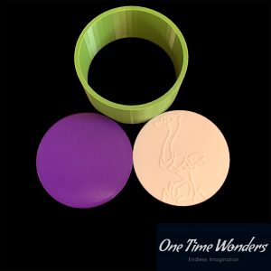 100mm Ostrich Male Bath Bomb Mould