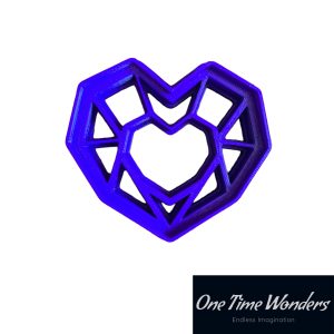 Geometric Heart Cookie Cutter