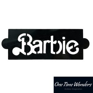 Barbie Logo Stencil