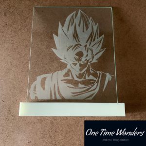 Goku Light-Up Glass Ornament