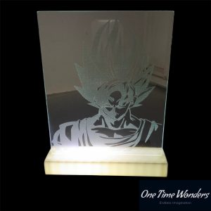 Goku Light-Up Glass Ornament