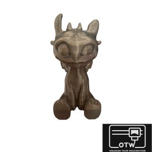 Toothless Dragon Toy Sitting