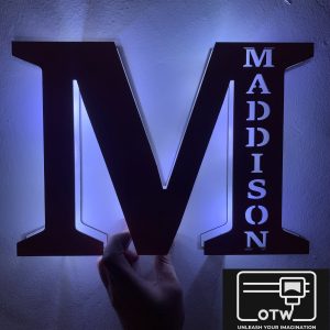 Name Letter Wall Lights