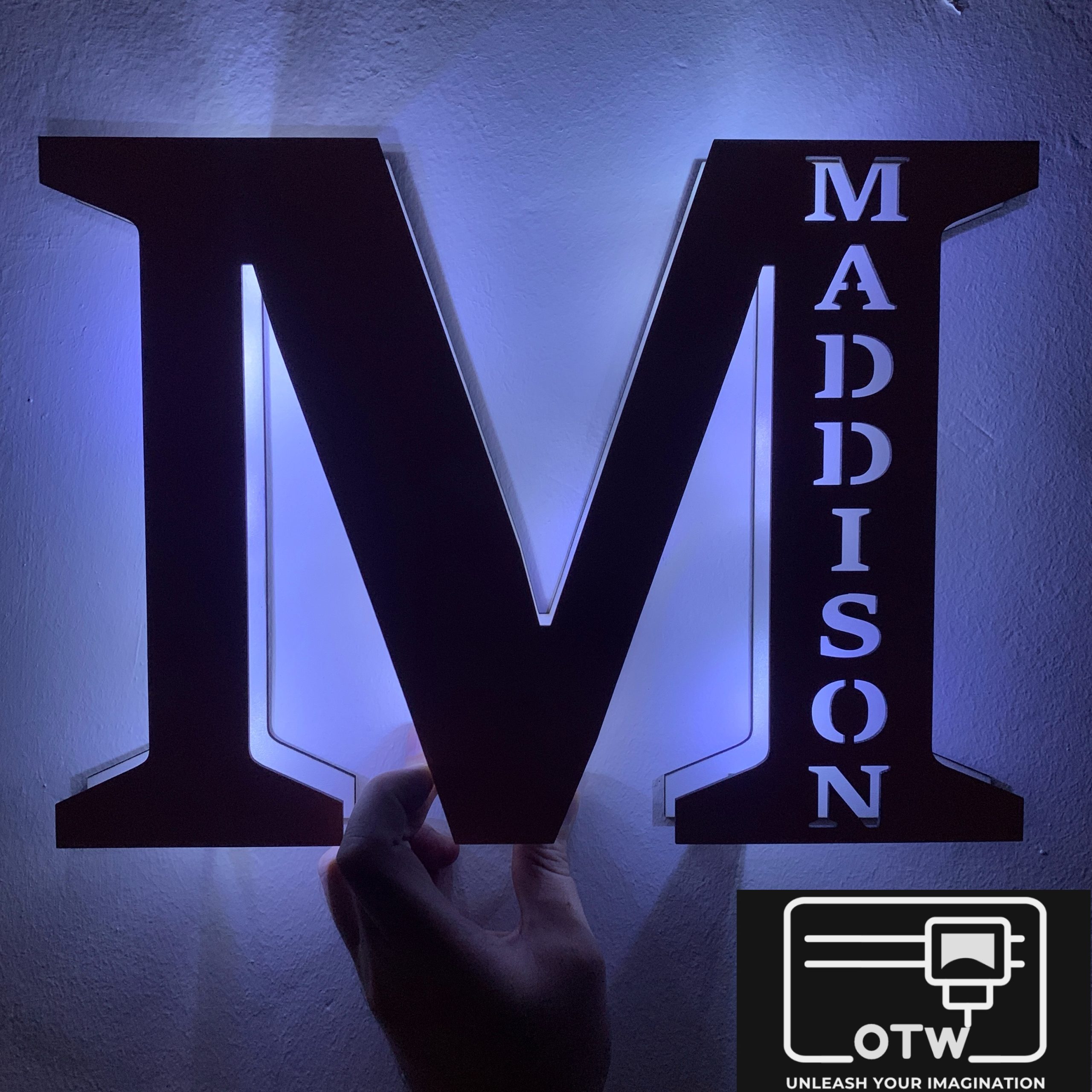 Name Letter Wall Lights