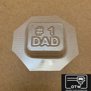 #1 Dad Bar Vacuform Mould