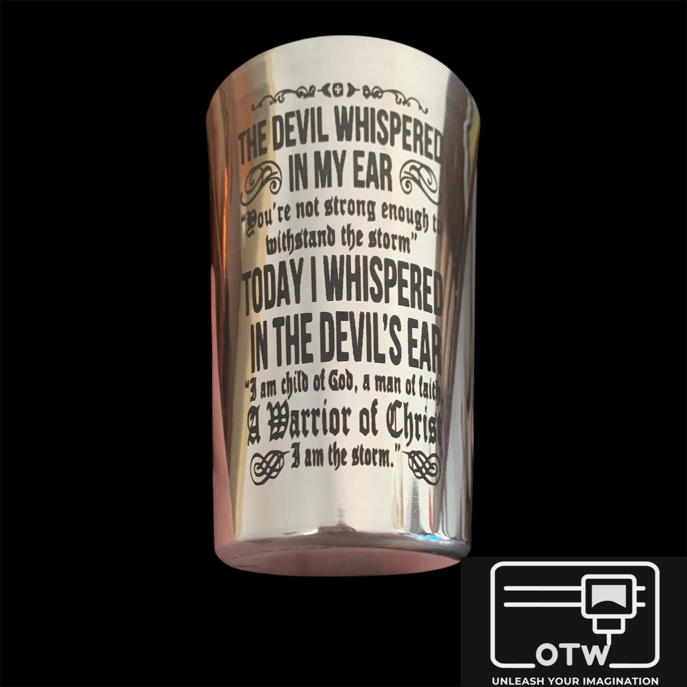 I am the Storm Stainless Steel Glass