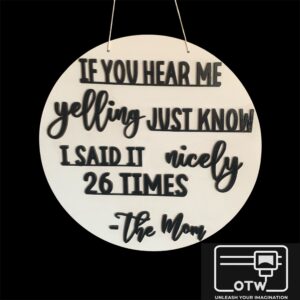 The Mom Wall Hanging