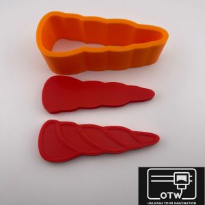 2D Unicorn Horn Bath Bomb Mould