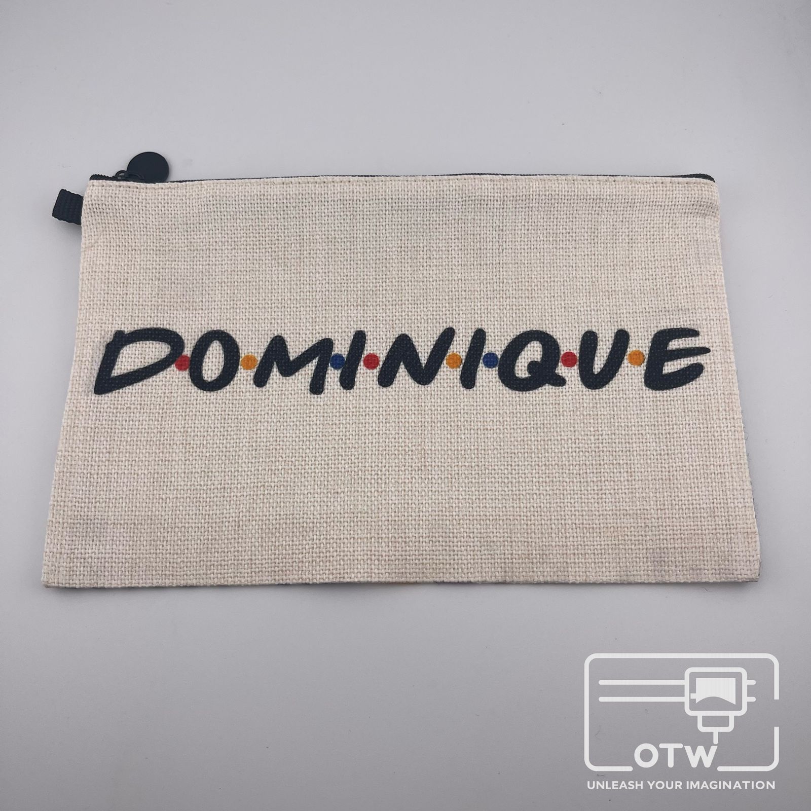 Personalized Canvas Cosmetic Bag