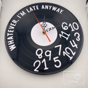30cm I’m Late Anyway Clock