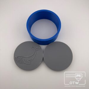 Round Whale Bath Bomb Mould
