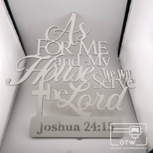 As For Me Joshua 24:15 Wall Art