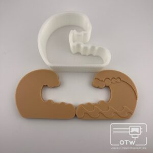 Wave Bath Bomb Mould